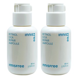 Innisfree Retinol Cica Trace Ampoule Large Capacity 80ml 2pcs / 이니스프리 레티놀 시카 흔적 앰플 대용량 80ml 2개