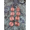 Hand-Crafted Solid Copper Sacred Spiral Stack Earrings