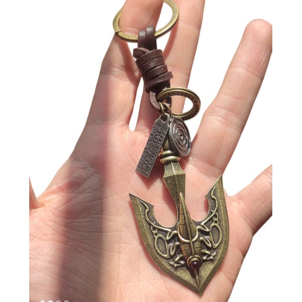 MYAROMA FINDINGS JoJo's Bizzare Adventure Stand Arrow Head Keychain Antique