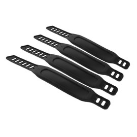 Kisangel Heavy Duty Exercise Bike Straps 2 Pairs Pp Foot Straps for Bike Pedals Versatile Fit Easy to Use for Home Gym