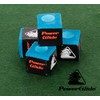 PowerGlide Snooker Pool & Billiard Cue Tip Chalk | Blue