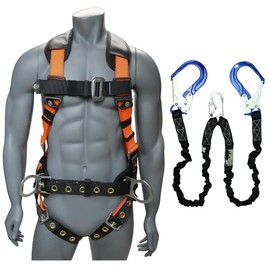 AFP Demon Fall Protection Comfortable Safety Harness (OSHA/ANSI PPE)