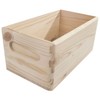 Wooden Open Crate Box 21 x 12 x 9 cm