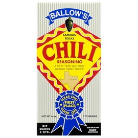 Ballow's Famous Texas Chili Seasoning 1pk