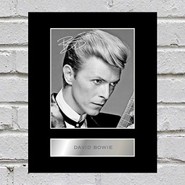 David Bowie Signed Mounted Photo Display