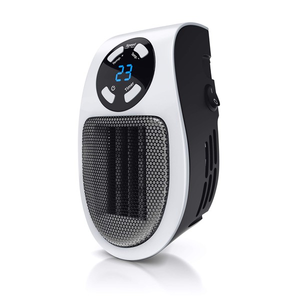 CSL Sockets 500 W Fan Heater with Remote Control, Mini