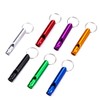 WeddHuis Pack of 7 Rescue Whistle, Aluminium Emergency Whistle, Outdoor