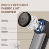 Rechargeable Fabric Shaver,3-Speed Lint Remover for Clothes,Black