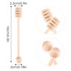12Pcs Wooden Honey Mixing Stirrers, 6-Inch Reusable Honey Dipper Sticks
