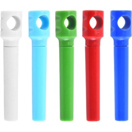 5 Pcs Random Color Travel Pocket Wine Corkscrew Portable Wine Cork Opener Mini Cork Screw Restaurant Wine Bottle Travel Gifts Opener Cool Pocket Corkscrew