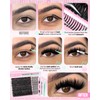 Spikes Eyelash Clusters Volume Lash Clusters Kit DIY Salon-Grade Lash
