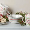 Lenox 895258 Bayberry 12-Piece Dessert Set, Christmas Drinkware, Holiday Hosting