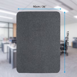 COSYLAND Floor Protection Mat, Chair Mats, Office Chair Mat, Multifunctional Chair Carpet, Office Mat for Home, Office, Grey