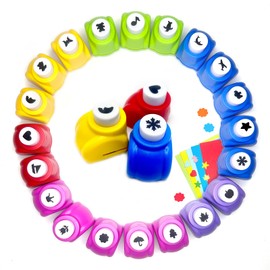 Rimobul Mini Paper Craft Punch - Set of 20 (Random Cutting Shape)