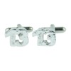13 Year Anniversary Cuff links - Hammered Rustic Effect Made