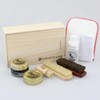 Lion Shoe Cream Honpo Excellent Shoe Care Box, Paulownia Box