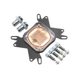 Laroal Butterfly Holder, Universal CPU Water Cooling Block, Clear Transparent Design, Efficient Cooling for Desktop PC, Supports Various CPU Sockets