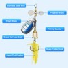 OROOTL Fishing Lures Spinner Baits Kit, 5/10pcs Inline Spinnerbait with