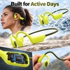 32GB Bone Conduction Headphones – IPX8 Waterproof Open-Ear Wireless Earphones