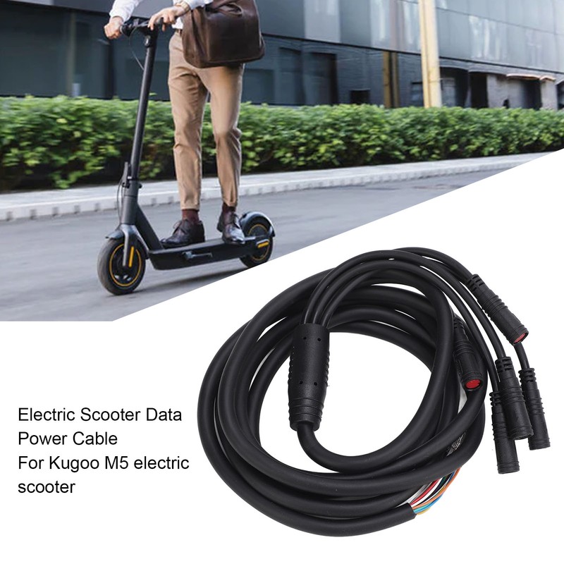 5 Plugs Scooter Dashboard Controller Data Cable 175cm Electric Scooter