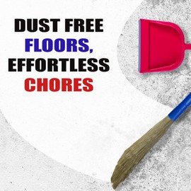 Cosynee Galla No Dust Floor Broom (Freedom from New Broom Dust- Busan), 2 Count