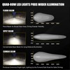 Compatible for 4-Row Hitch LED Lights Bar with 2.5 Inch