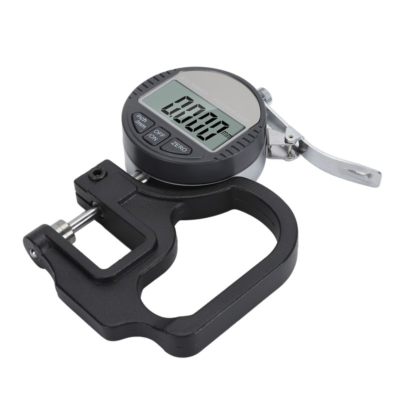 Digital Thickness Gauge 0.001mm/0.00005in 0‑12.7mm Electronic Micrometer Thickness Meter with
