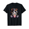 Cinema Outfit Cool Hamster with Black Suit Cool Funny T-Shirt