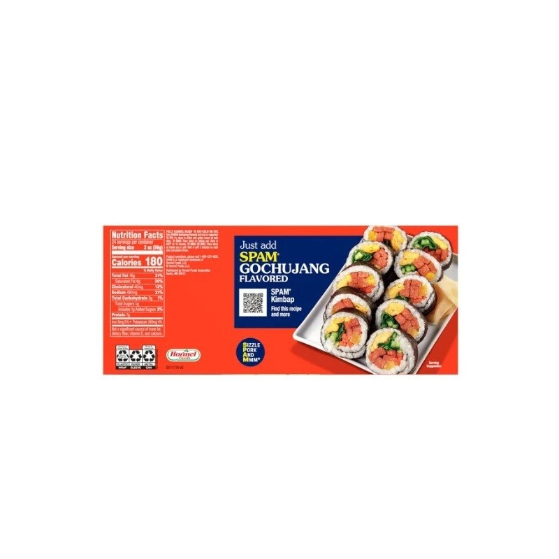 Spam 8 cans of 12 Oz SPAM Gochujang Korean Flavored