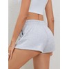 SOLY HUX Women's Sweat Shorts Casual Summer Elastic High Waist