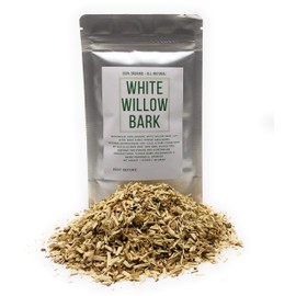 White Willow Bark - Dried, Cut, Organic Salix Alba - Origin: Macedonia - Net Weight: 1oz/28g