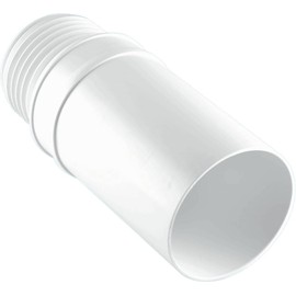 McAlpine MAC-EXTB 3 1/2-Inch/90 mm Outlet Size Straight Extension Mac-Fit - White