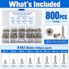 M2 Self-Tapping Wood Screw Assortment Kit for DIY Repairs –
