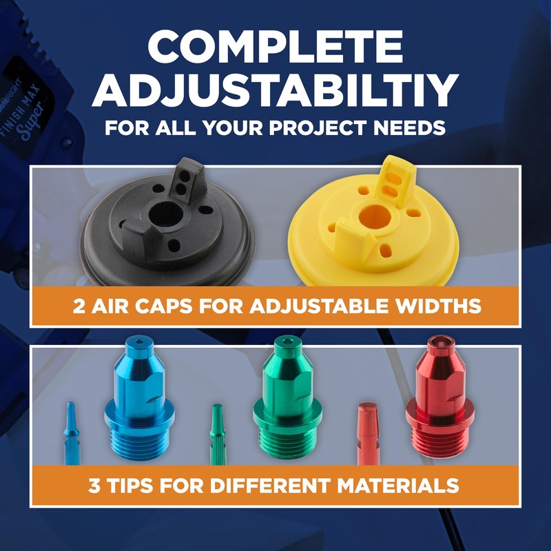 HomeRight C800971.A Super Finish Max, Includes 3 Brass Spray Tips,