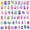 Drinks Stickers for Laptop(100 Pcs),Gift for Kids Teens Adults Girl,