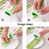 Qinuseaks Bean Stringer and Slicer, Mini Runner Bean Cutter for