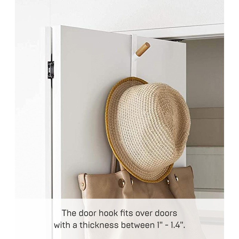 Yamazaki 5171 Door Hanger, White, Approx. W 0.6 x D