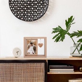 Romantic Couples Picture Frames Anniversary Birthday Gifts for Her Girlfriend Graduation Gifts for Him Boyfriend, Wedding Gifts for Couples Wife Husband, I Love You to The Moon & Back