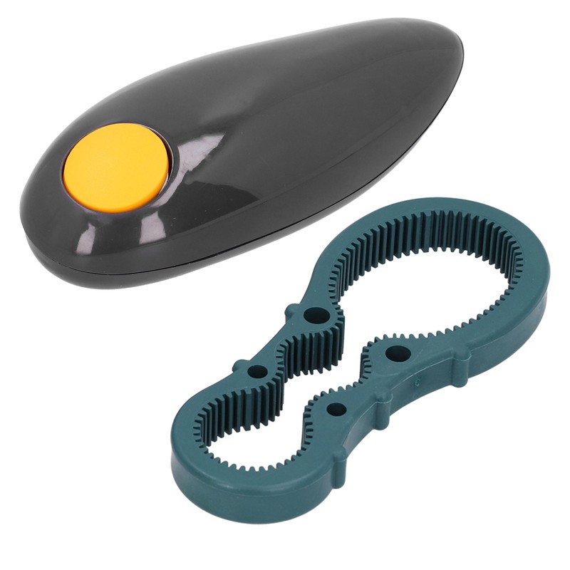 Black Automatic Can Opener OneTouch Electric Tin Bottle Opening Tool