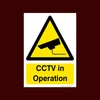 CCTV in operation Plastic Sign (S18) - CCTV, Security, Warning,