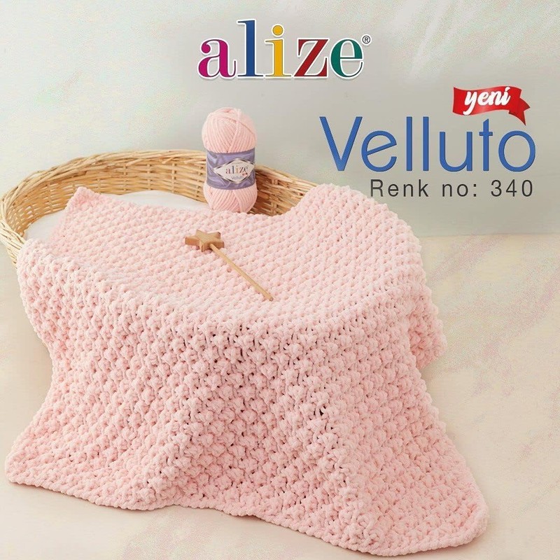 Alize 5 x 100 g Velluto Wool 500 g Super