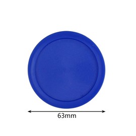 Kasteco 12 Pack 2.5 Inch Air Hockey Pucks for Small Size Table (Red Blue Green Black, 64x4 mm)