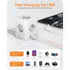 9-in-1 Socket Cube with USB C, 5-Way Multiple Plug Socket