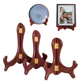 Bootoow Plate Stand for Stand, Pack of 3 Plate Stands, Plate Holder, Book Stand, Table Mini Easel, It Can Be Used As Display Stand, Photo Stand, Picture Stand, Record Holder
