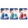 Helix Duo Single Hole Sharpener & Eraser (Assorted Colours), 049910