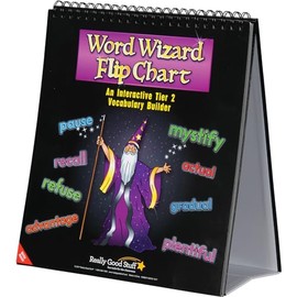 Really Good Stuff Word Wizard Flip Chart - 1 flip Chart, 1 CD