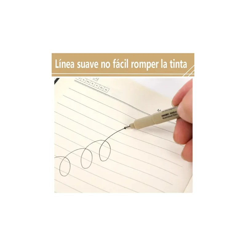 Estilografos Fineliner Lettering Manga Bosquejo 12pcs