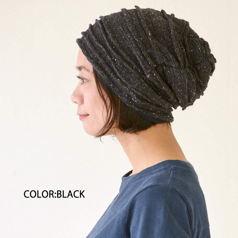 [Casual Box] Organic Cotton Knit Design Watch Cap, gray