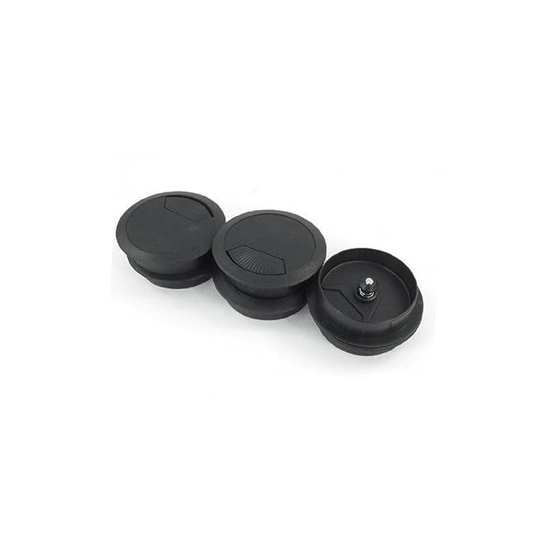 VILLFUL Mm Black Desk Grommet Cable Cover for Desk Hole
