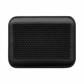 Gel Seat Cushion, Breathable Honeycomb Pad, Black, 16.5 x 13 in
